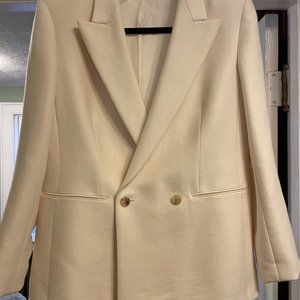 Woman's White Dress Blazer